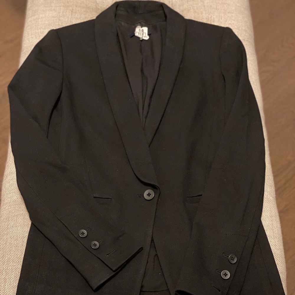 Madewell single button shawl collar blazer